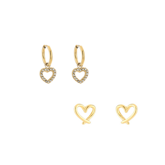 TE AMO EARRINGS SET